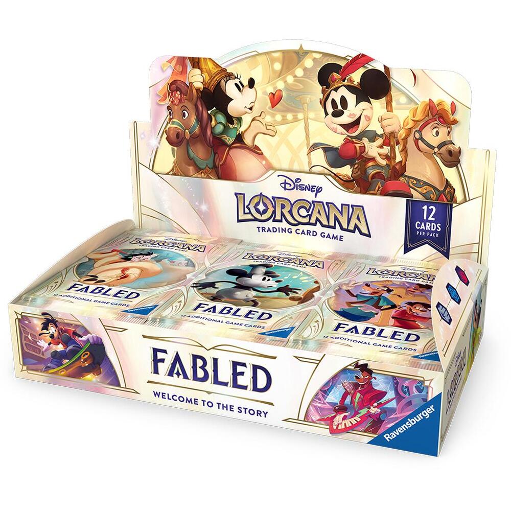 PREORDER* Disney Lorcana: Fabled Booster Box - Fabled MissingNo. Games PREORDER* Disney Lorcana: Fabled Booster Box - Fabled MissingNo. Games