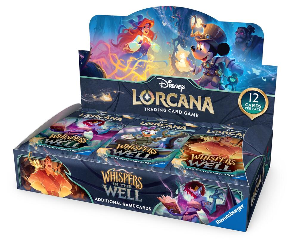 【未開封5BOX】ディズニー LORCANA 第2弾 ブースターBOX PREORDER** Disney Lorcana: Whispers in the Well Booster Box