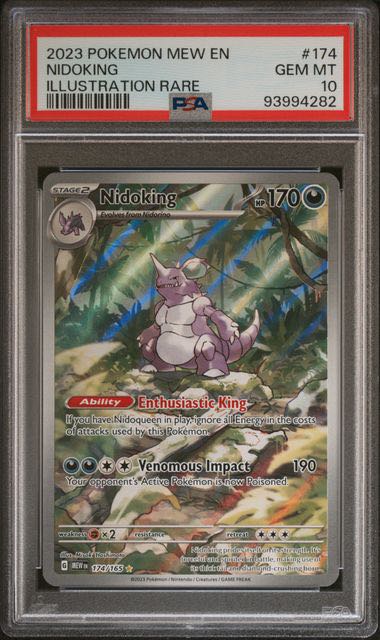 PSA 10 Nidoking Illustration Rare 174/165