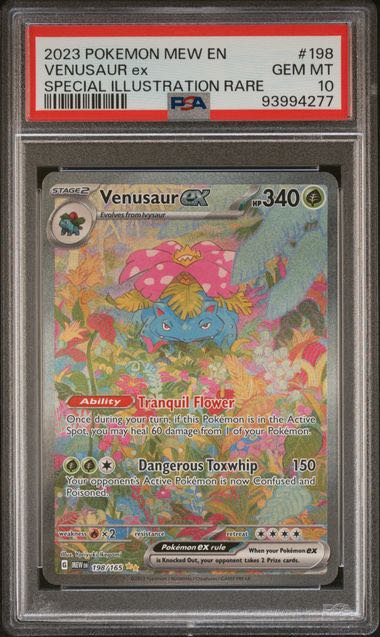 PSA 10 Venusaur EX Special Illustration Rare 198/165 151